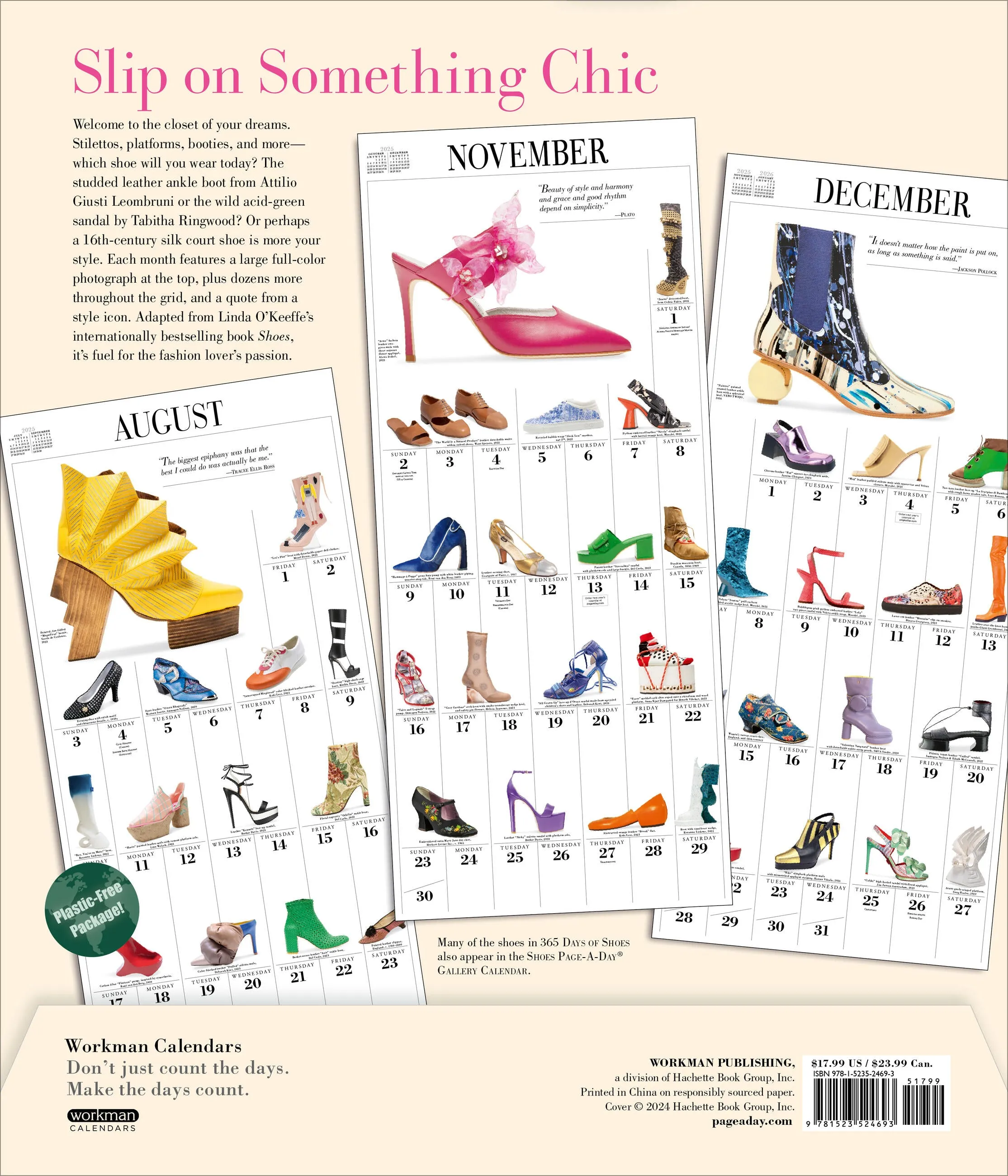2025 365 Days of Shoes Picture-A-Day Wall Calendar