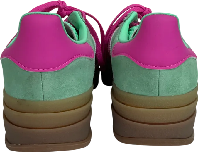 adidas Gazelle Bold Platform Trainers In Mint Green With Gum Sole UK 5.5 EU 38.5 👠