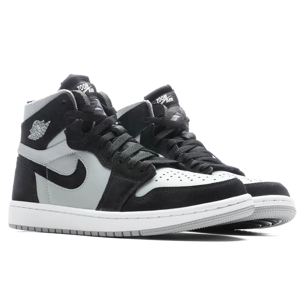 Air Jordan 1 Zoom Cmft - Black/White/LT Smoke Grey