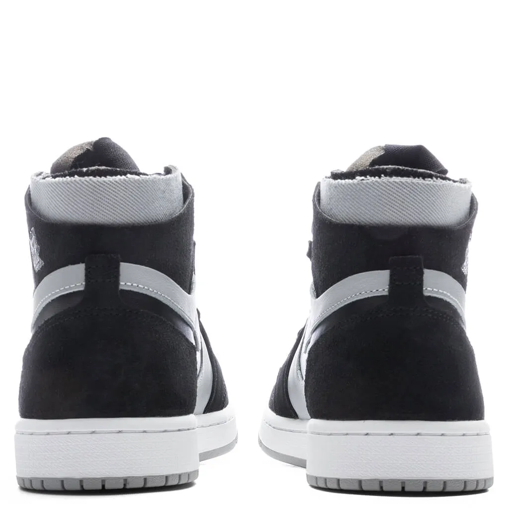 Air Jordan 1 Zoom Cmft - Black/White/LT Smoke Grey