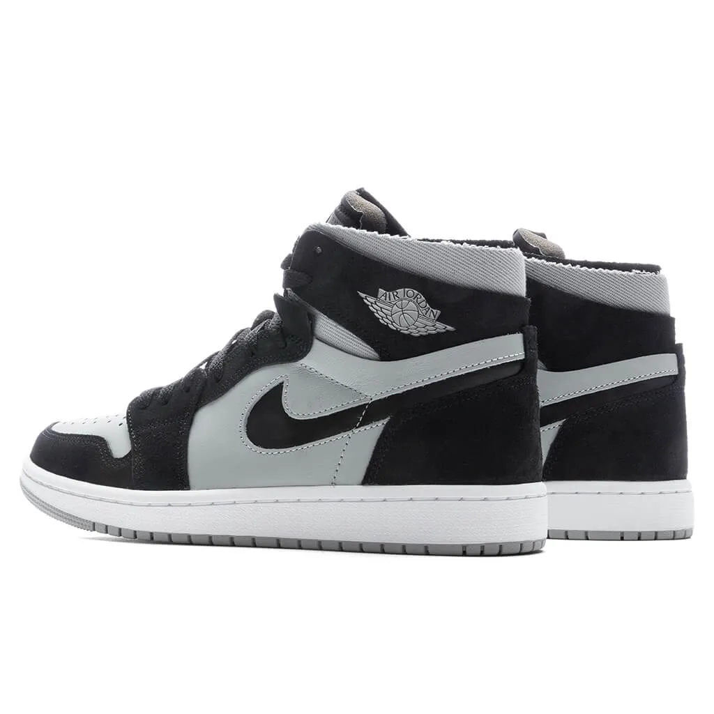 Air Jordan 1 Zoom Cmft - Black/White/LT Smoke Grey