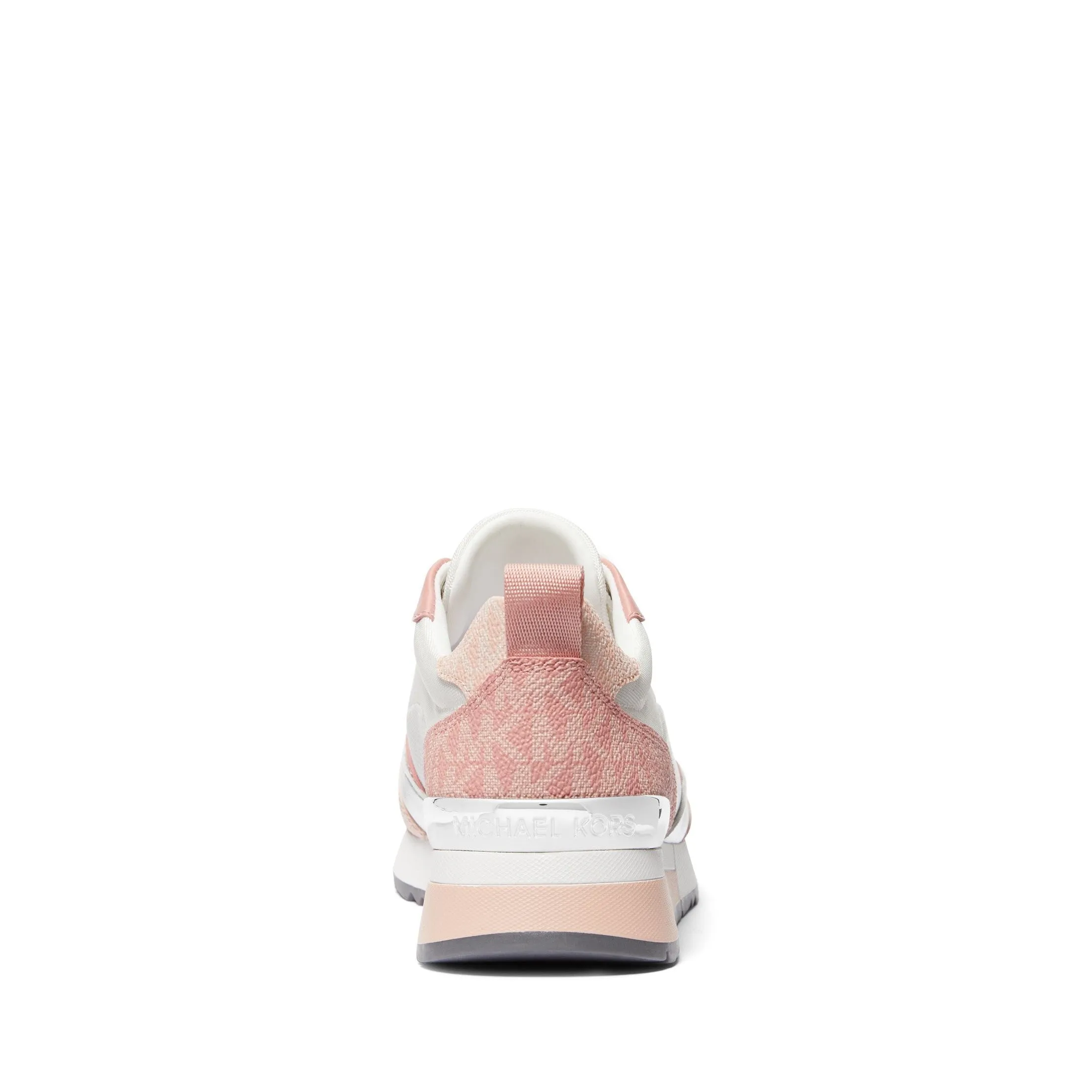 Allie Stride Two-Tone Logo And Nylon Trainer