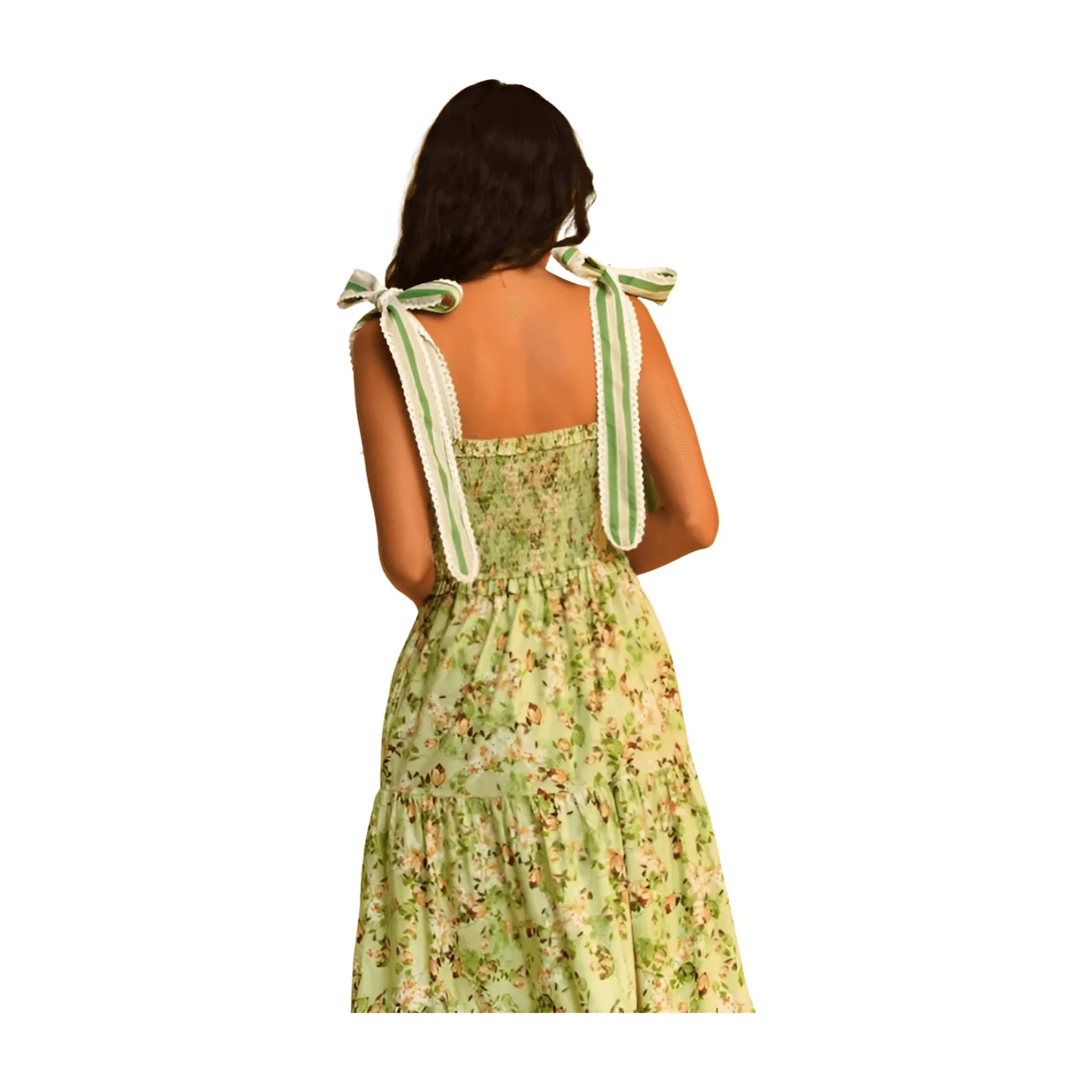 Blossom Elegance Floral Maxi Dress