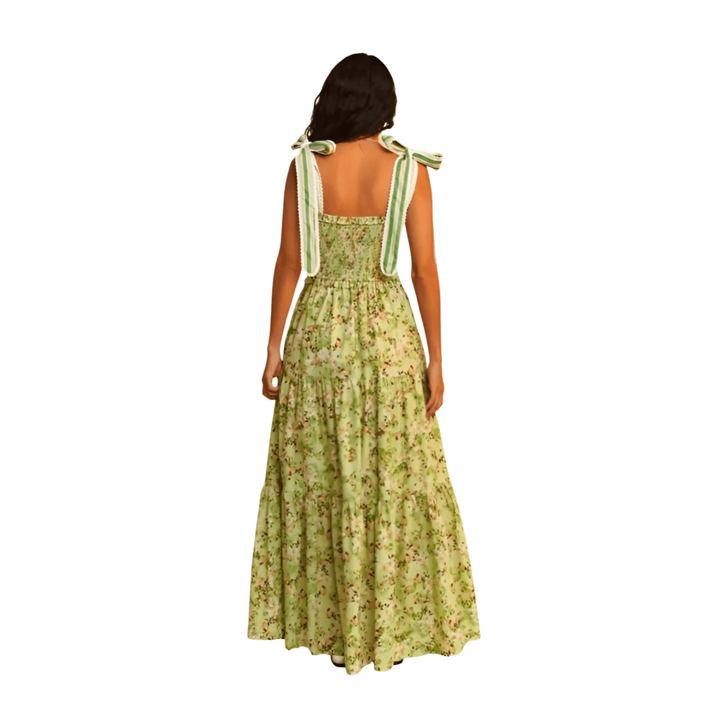 Blossom Elegance Floral Maxi Dress