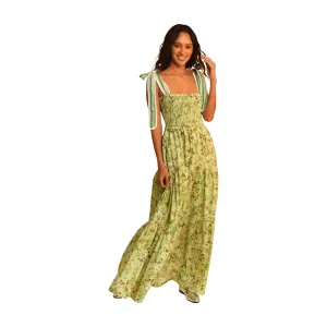Blossom Elegance Floral Maxi Dress