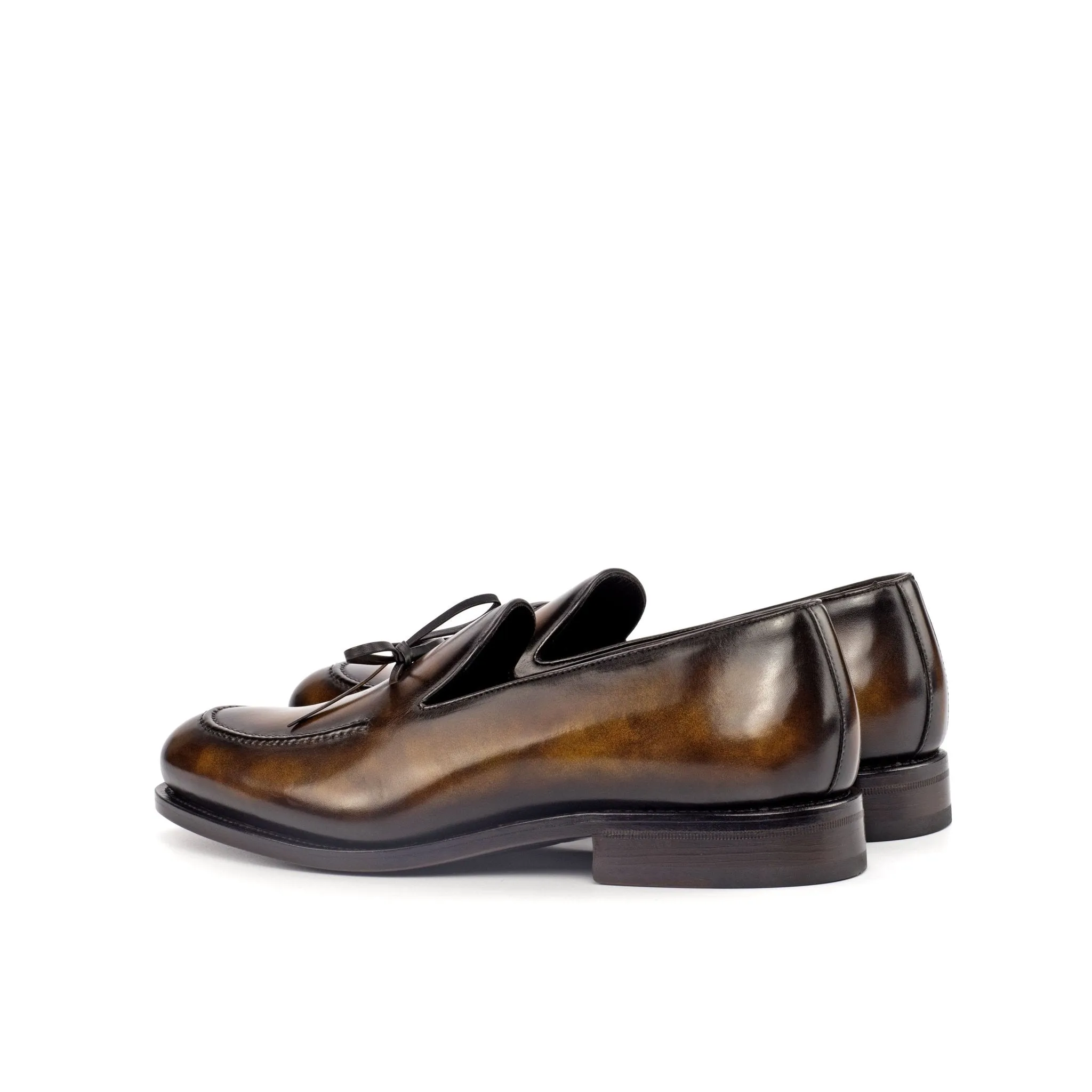 Bow Loafer in Tobacco Patina
