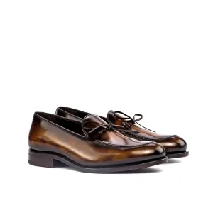 Bow Loafer in Tobacco Patina