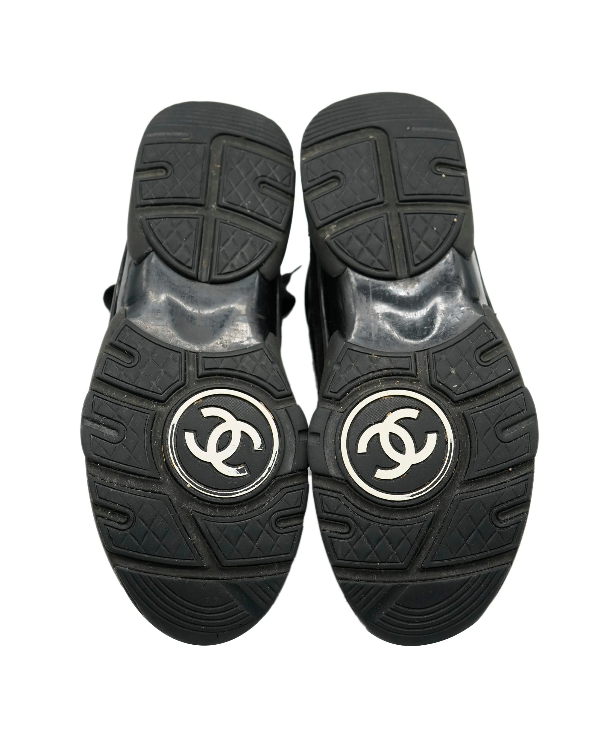 Chanel black leather trainers  - AJC0285