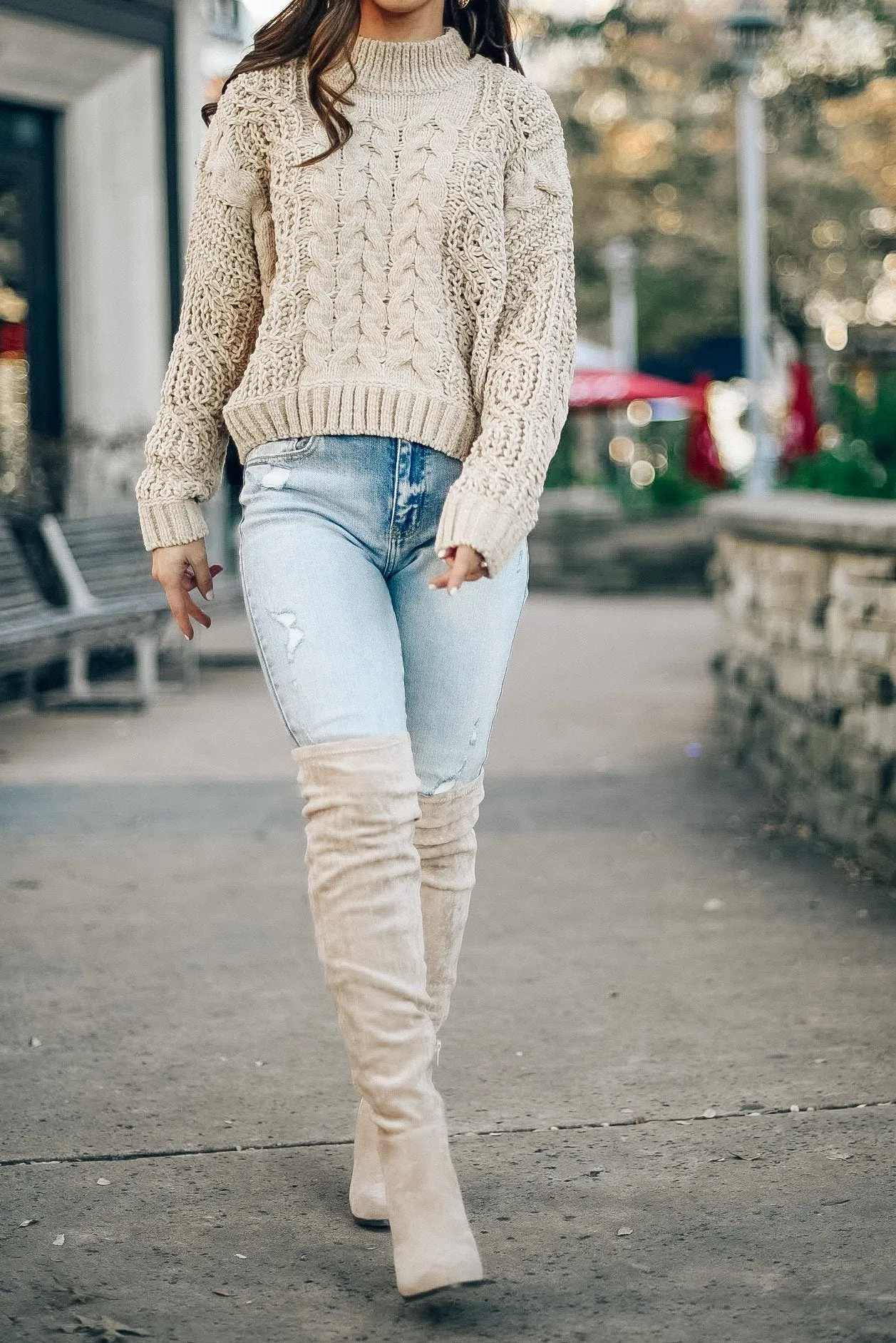 Cocoa by the Fire Chenille Sweater