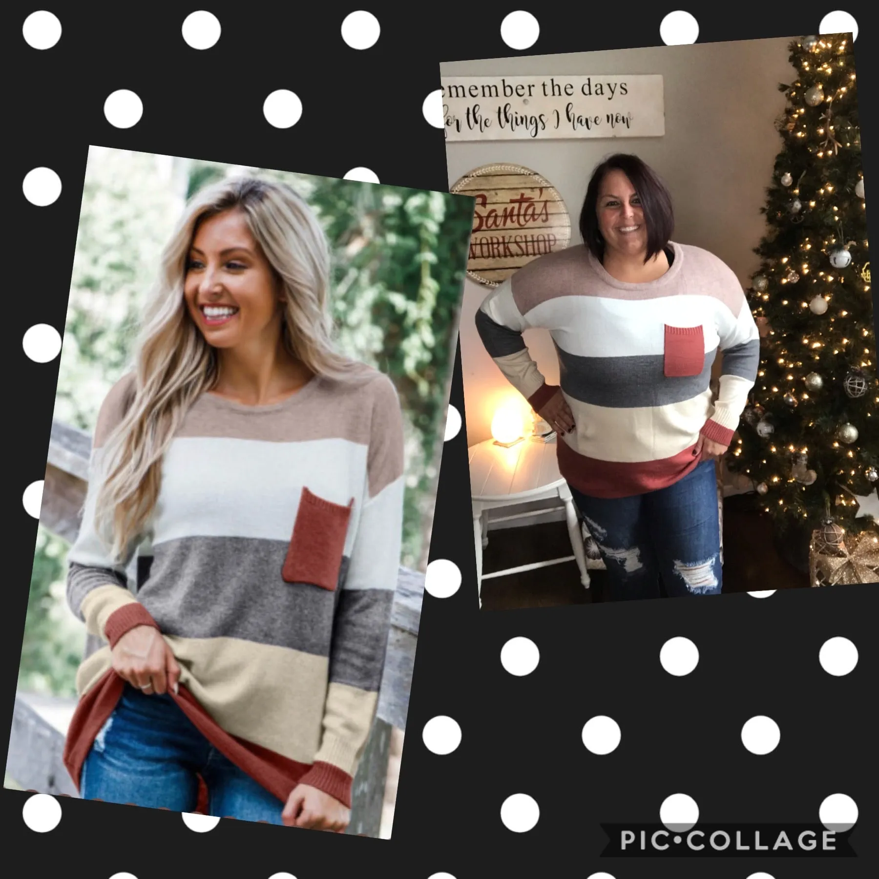 Colorblock Pocket Sweater