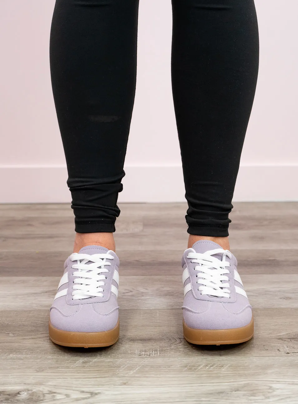 Dear Dash Sneakers | Lilac & White