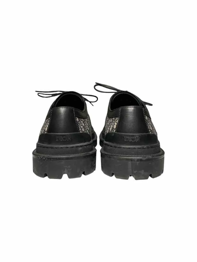 Dior Derby Oblique Jacquard Size 44 Men's Shoes