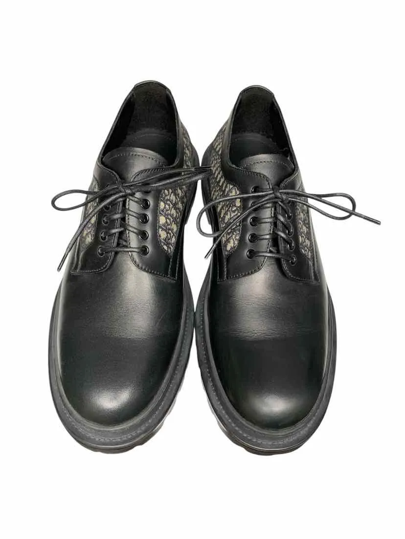 Dior Derby Oblique Jacquard Size 44 Men's Shoes