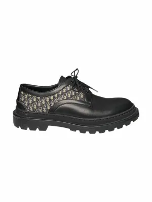 Dior Derby Oblique Jacquard Size 44 Men's Shoes
