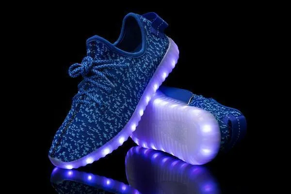 Flashez Blue - L.E Deezy Shoes