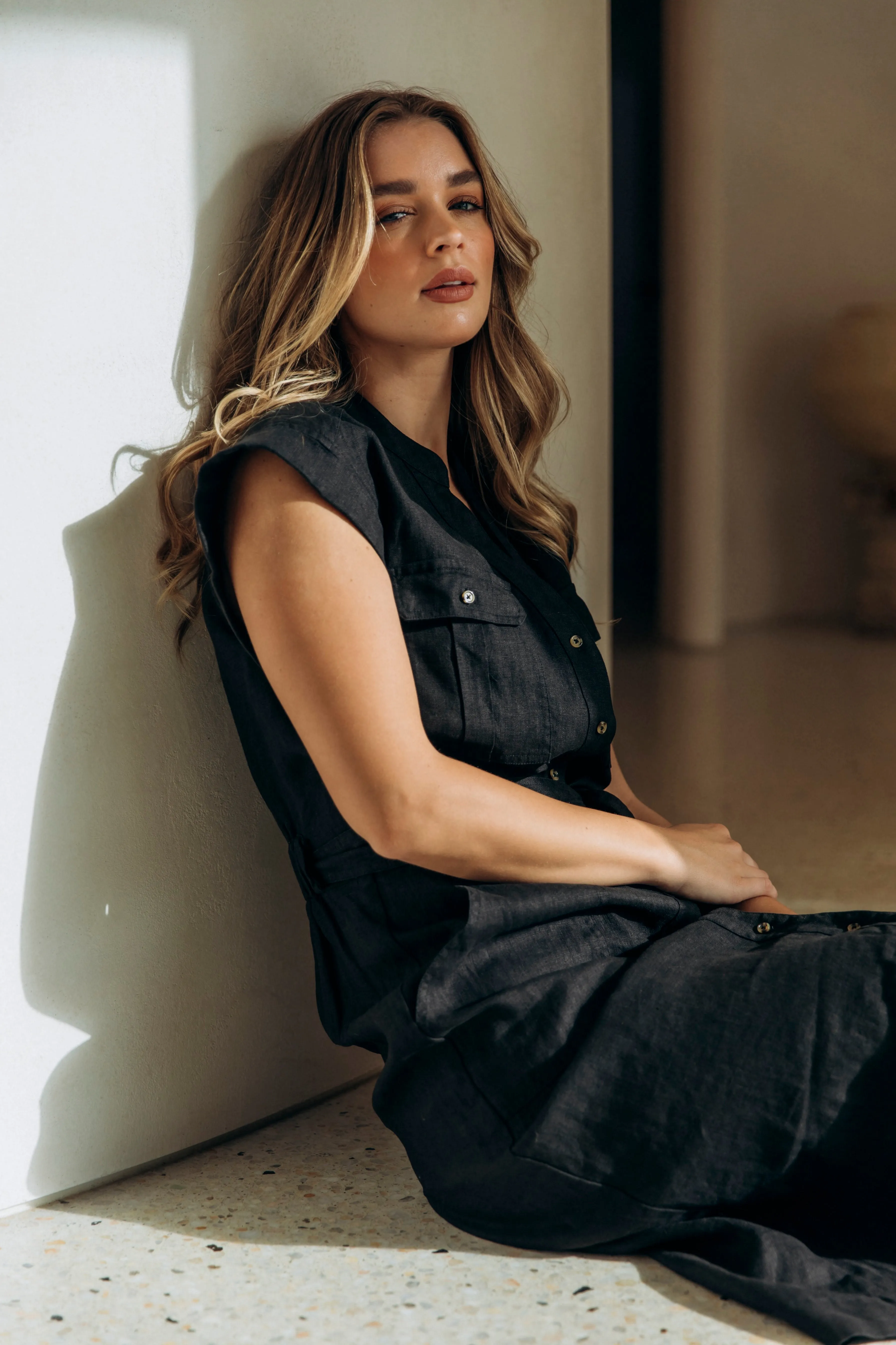 Foxwood Harlow Midi Dress Black