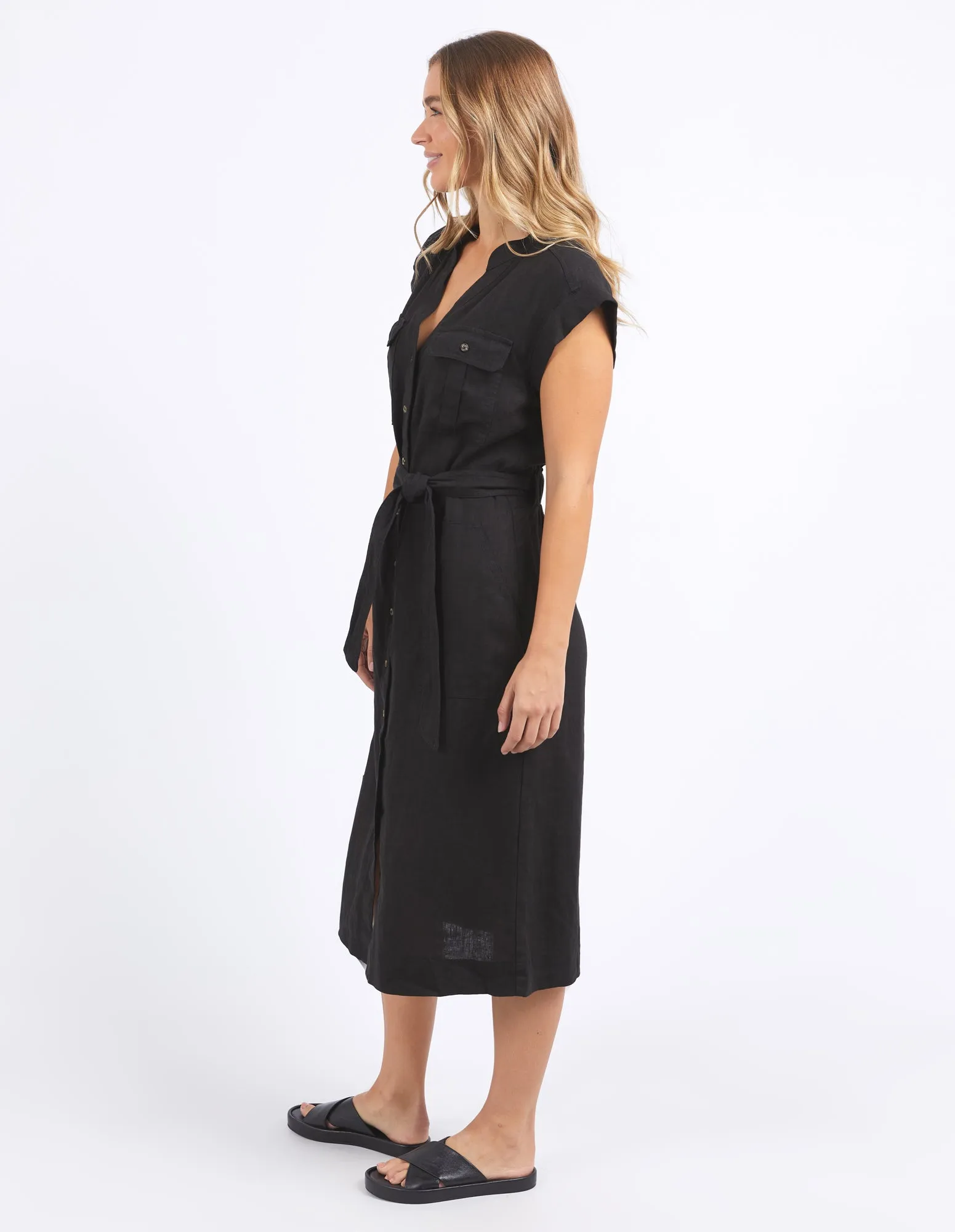 Foxwood Harlow Midi Dress Black