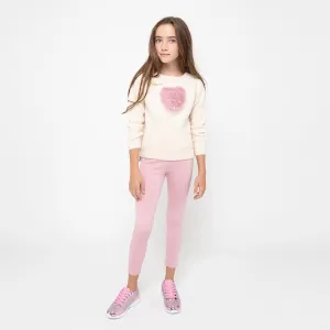 Girls Pink Leggings