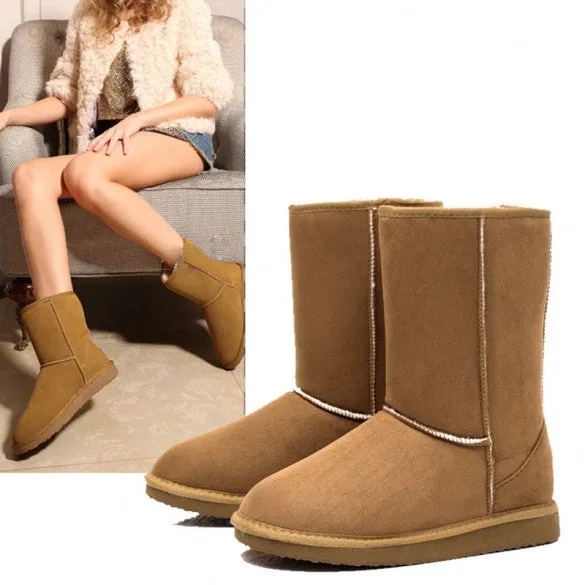 HOT Unisex Winter Warm Snow Half Boots Shoes 5 Colors