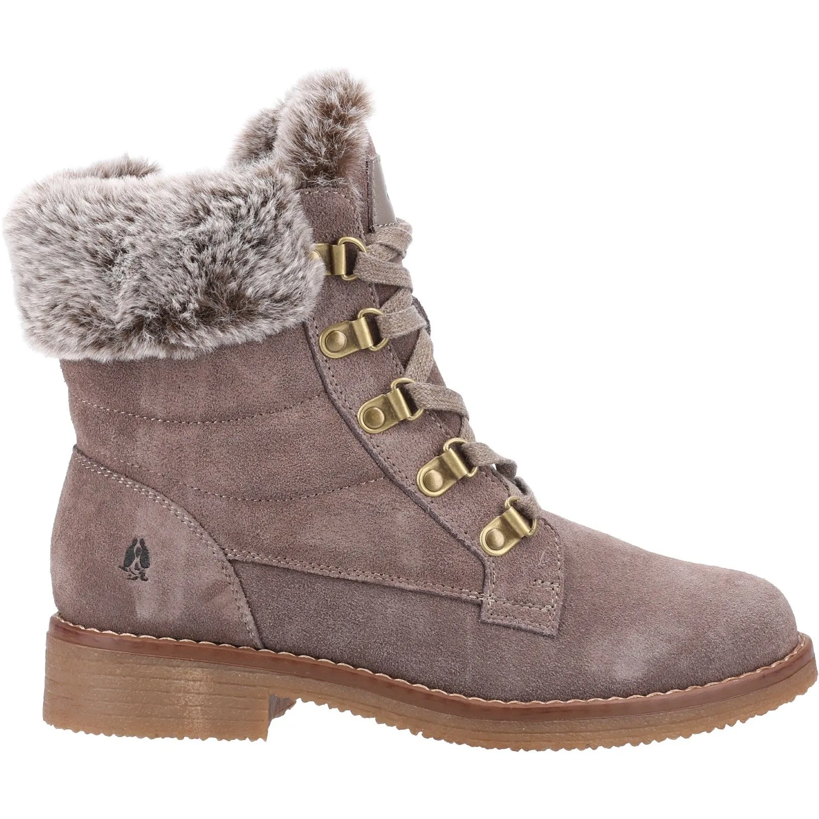 Hush Puppies Womens Florence Mid Boot - Taupe