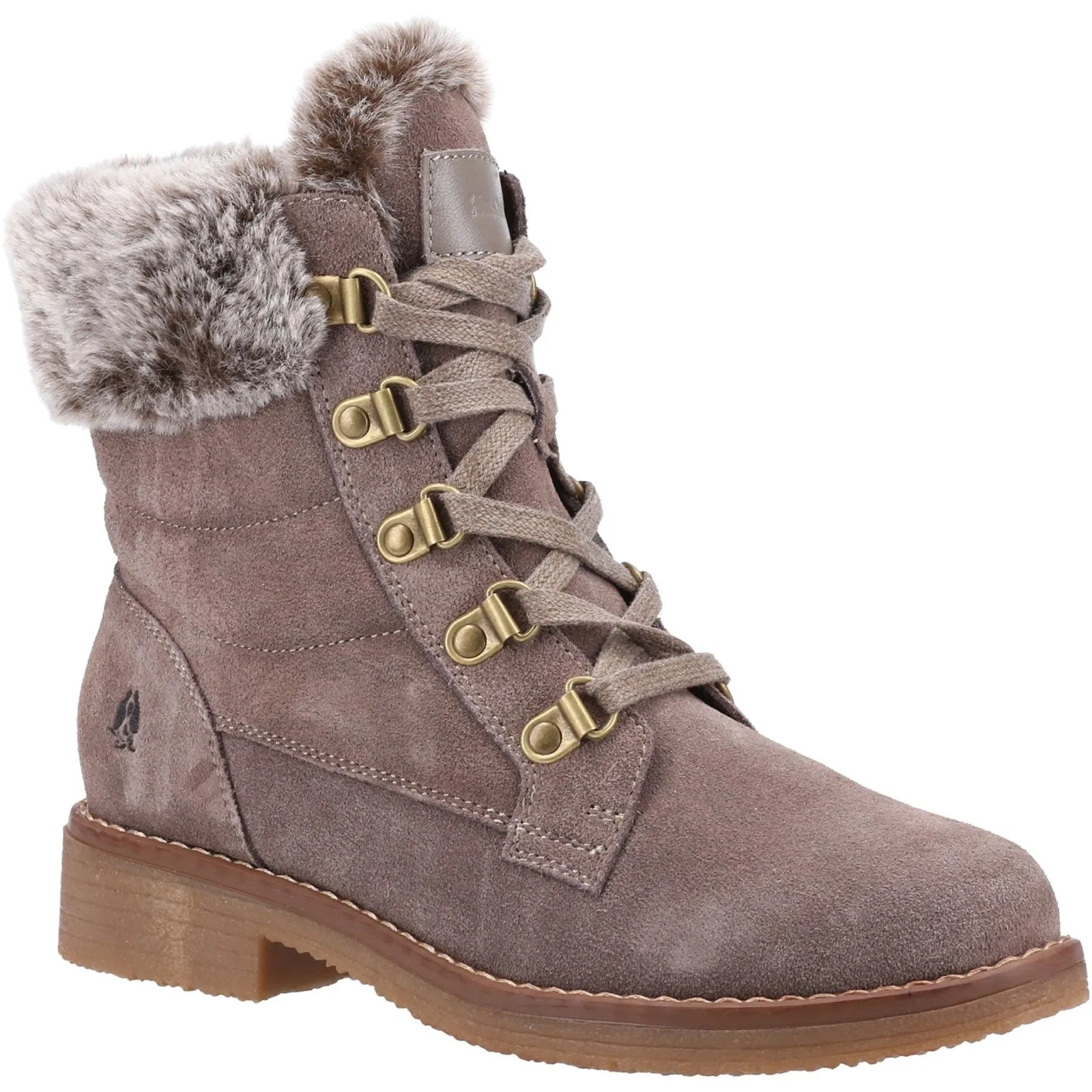 Hush Puppies Womens Florence Mid Boot - Taupe