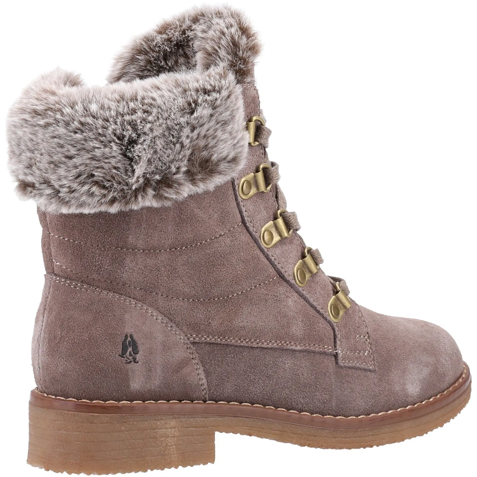 Hush Puppies Womens Florence Mid Boot - Taupe