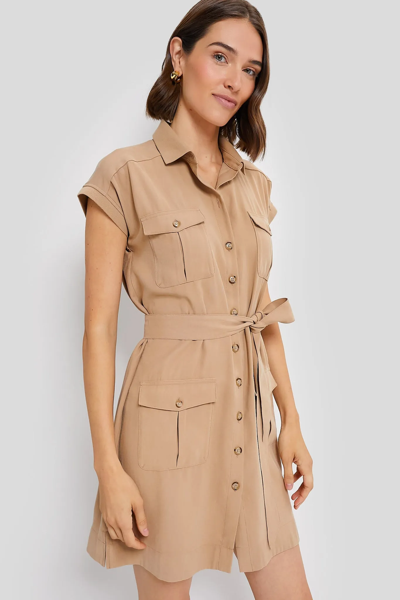 Khaki Hugo Dress