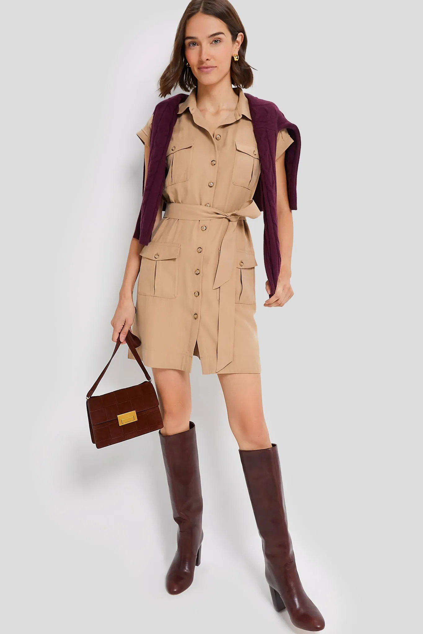 Khaki Hugo Dress