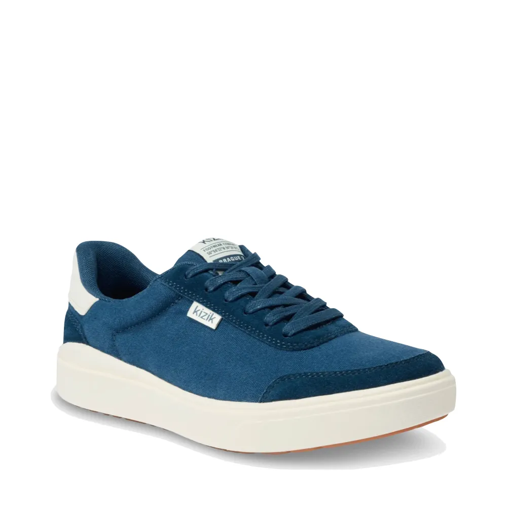 Kizik Women's Prague 2 Slip On Sneaker in Reflecting Pond Navy