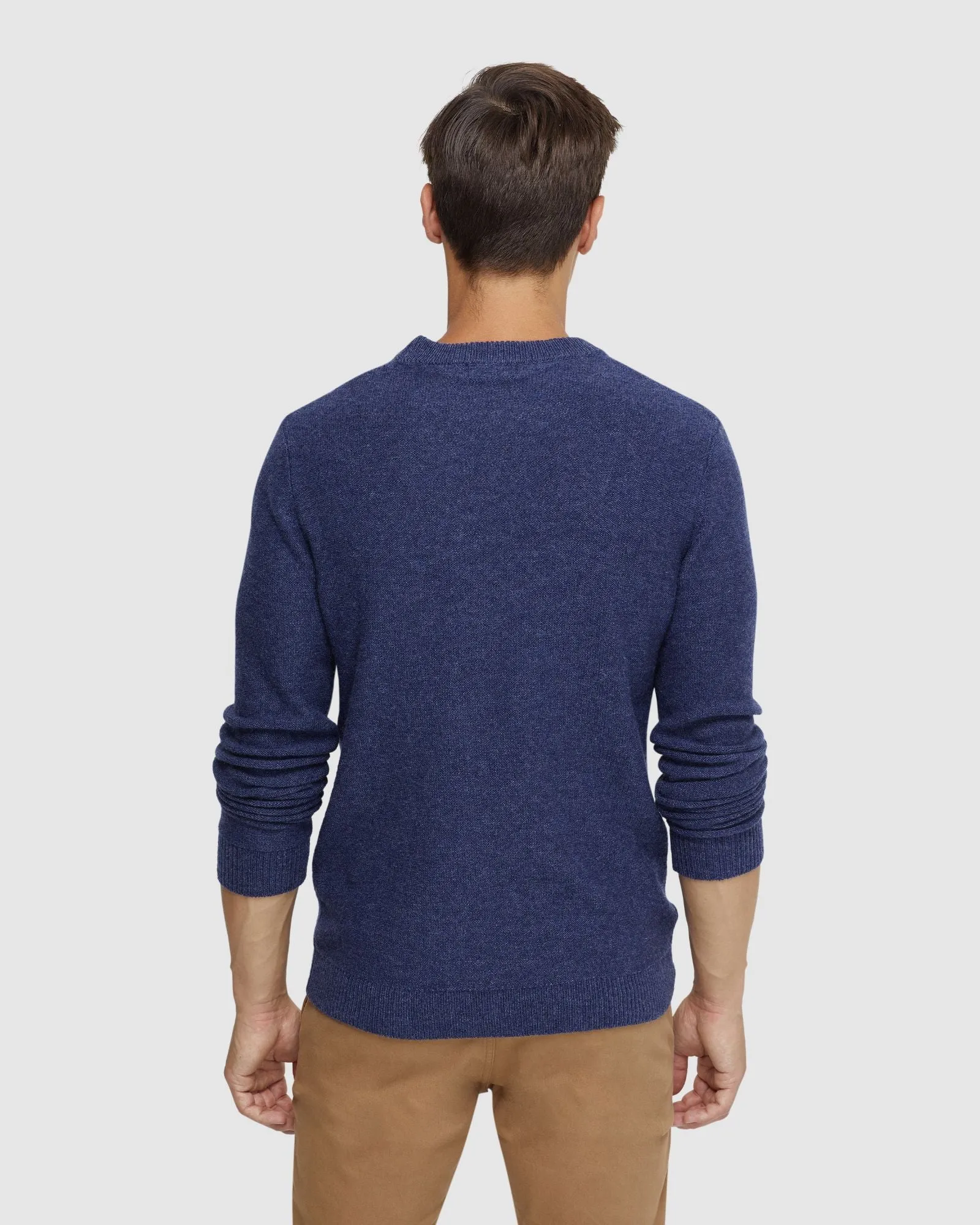 Leon Crew Neck Wool Rich Knit