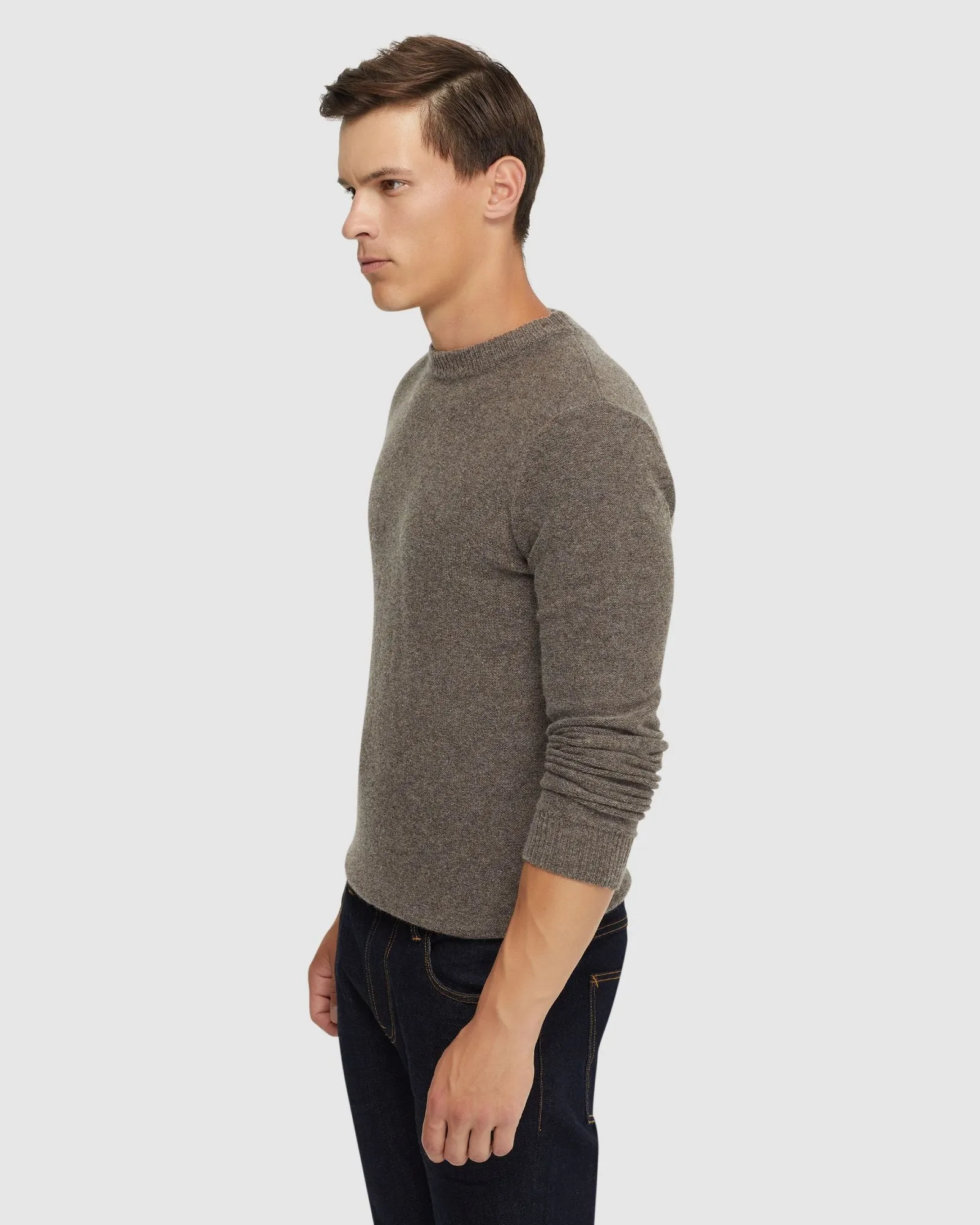 Leon Crew Neck Wool Rich Knit