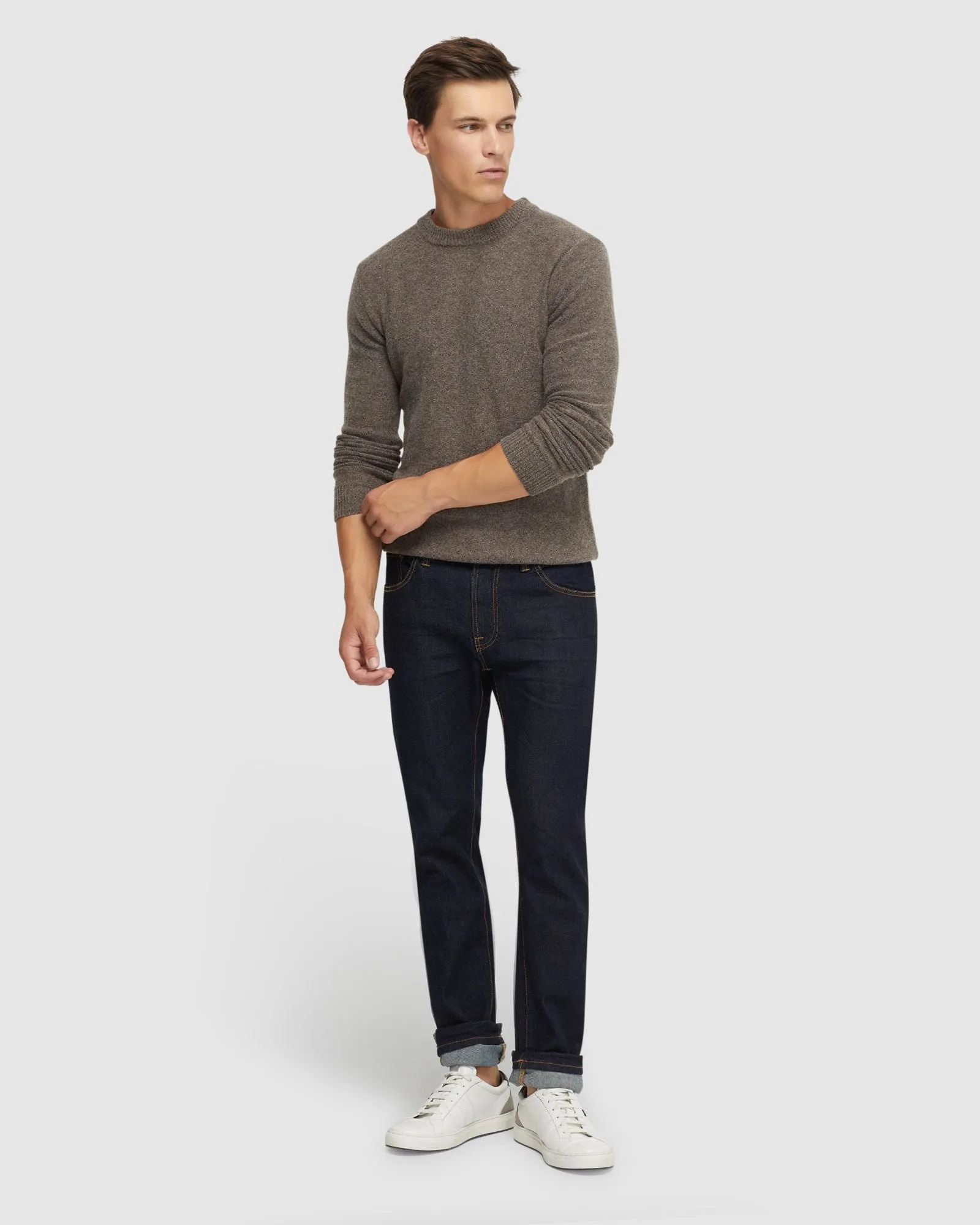 Leon Crew Neck Wool Rich Knit