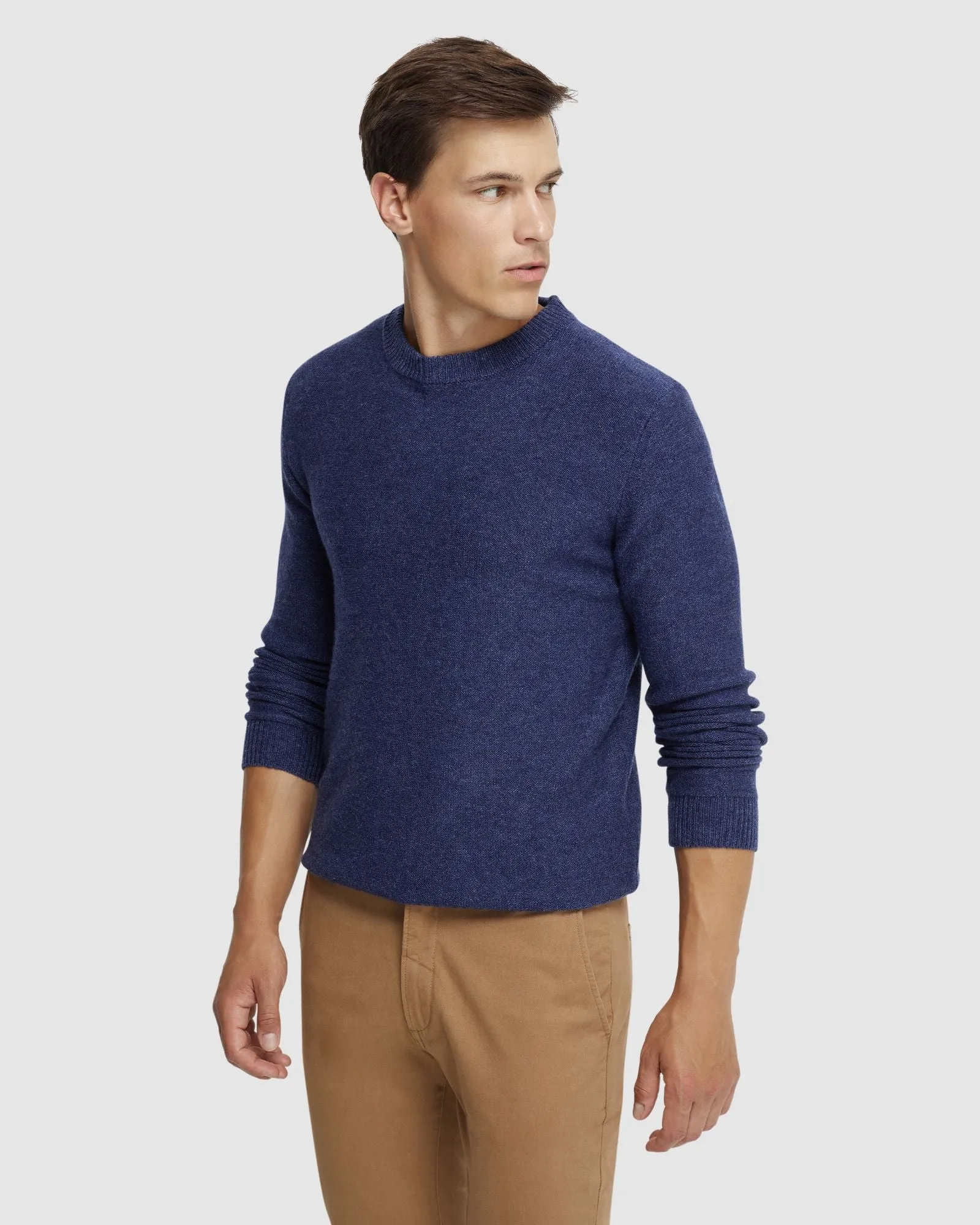 Leon Crew Neck Wool Rich Knit