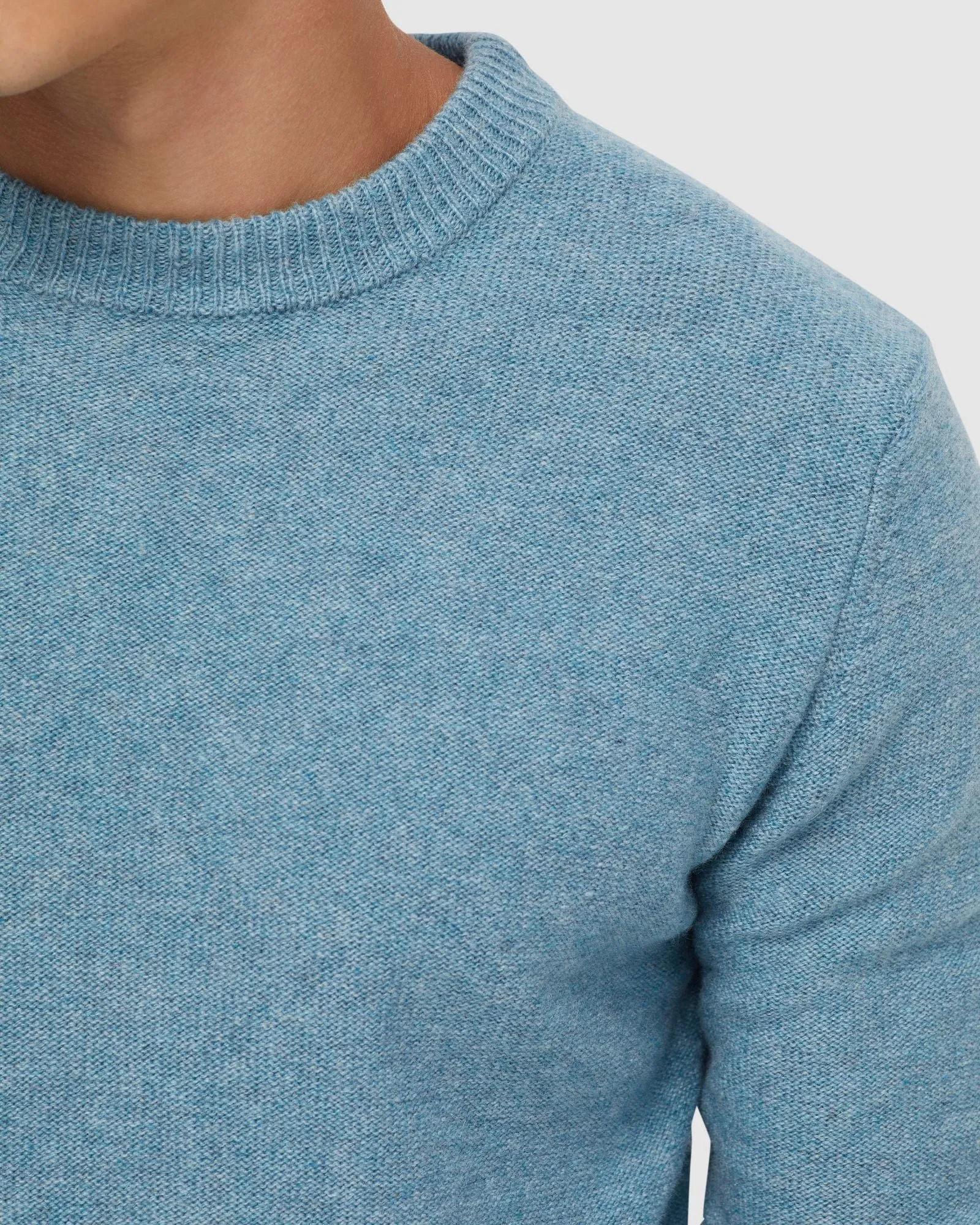 Leon Crew Neck Wool Rich Knit
