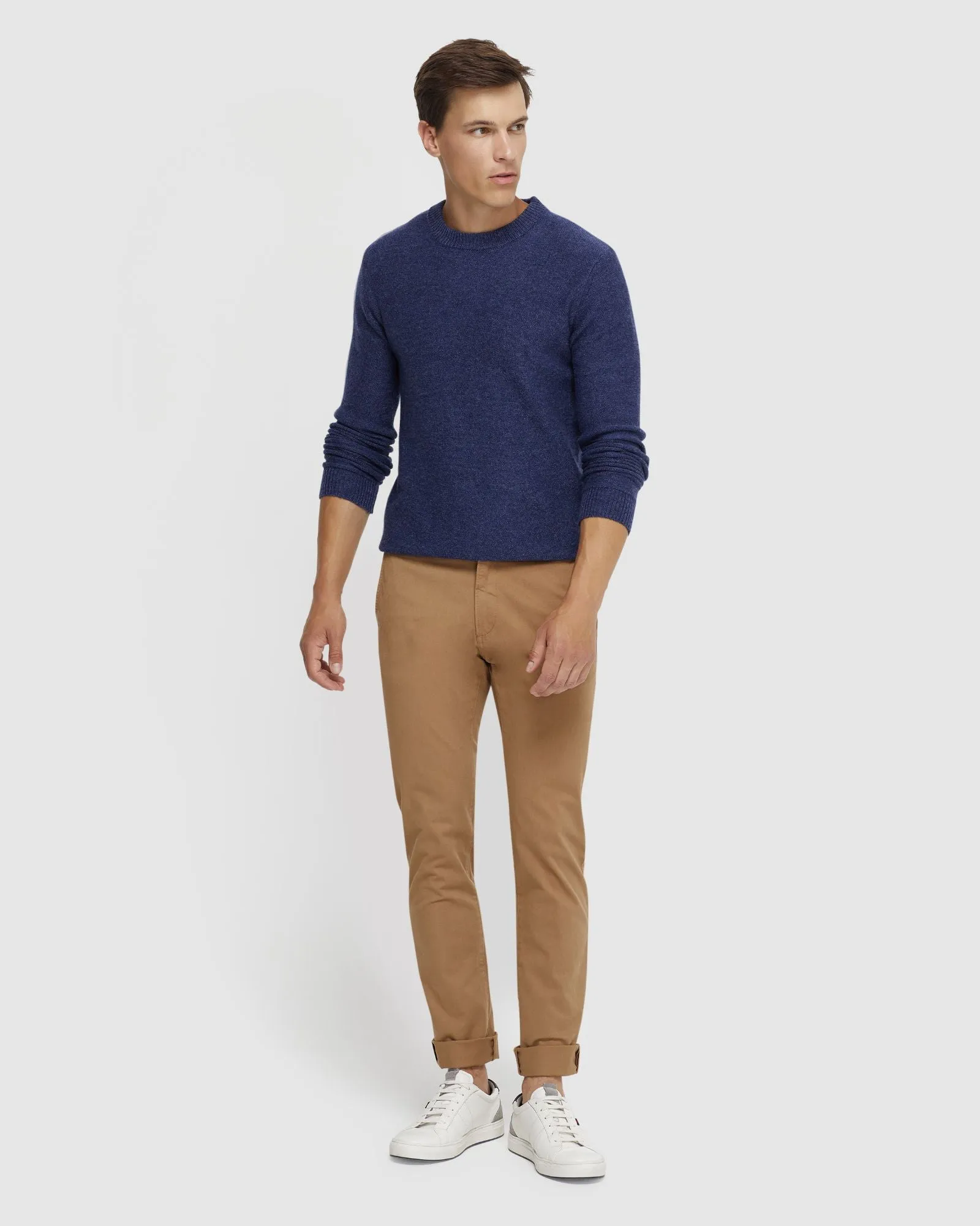 Leon Crew Neck Wool Rich Knit