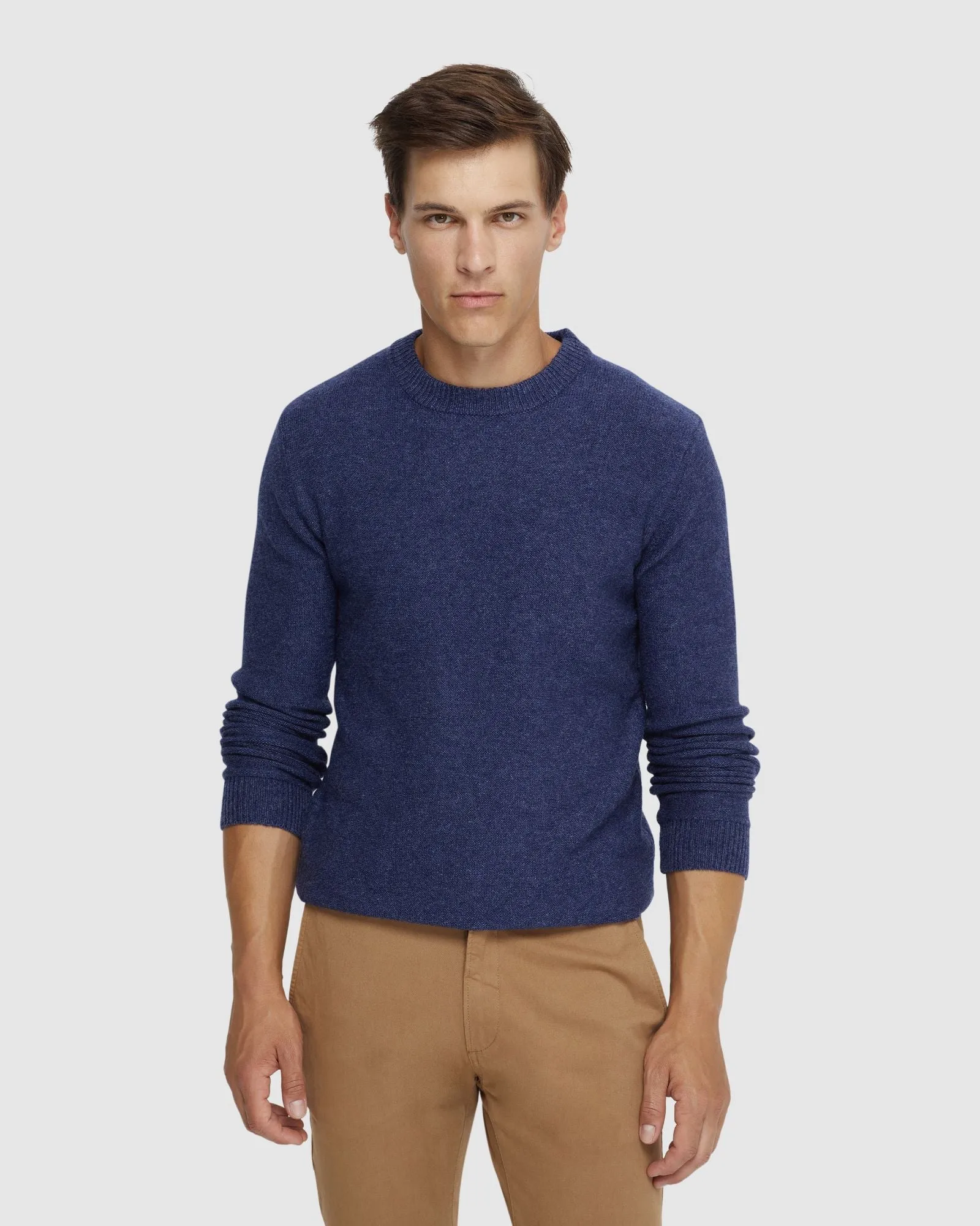 Leon Crew Neck Wool Rich Knit