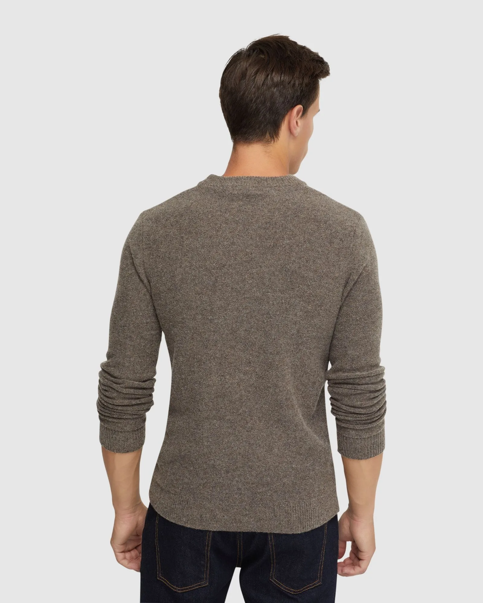 Leon Crew Neck Wool Rich Knit