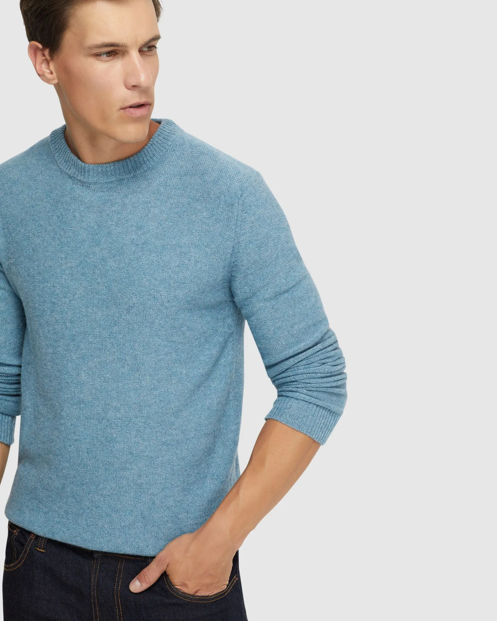 Leon Crew Neck Wool Rich Knit