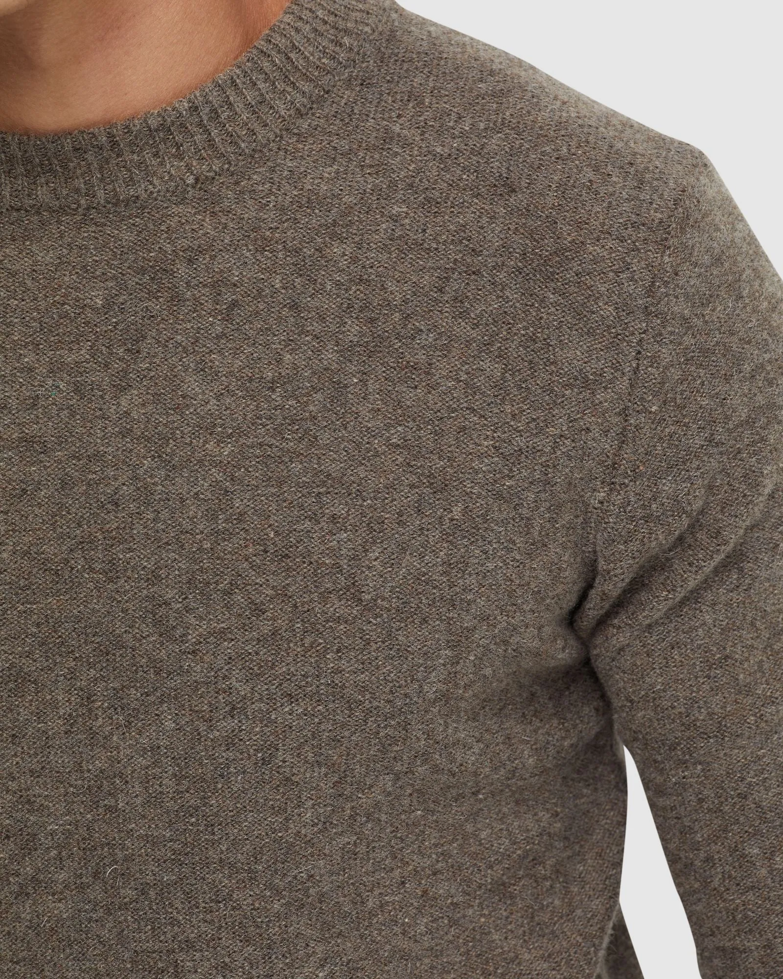 Leon Crew Neck Wool Rich Knit
