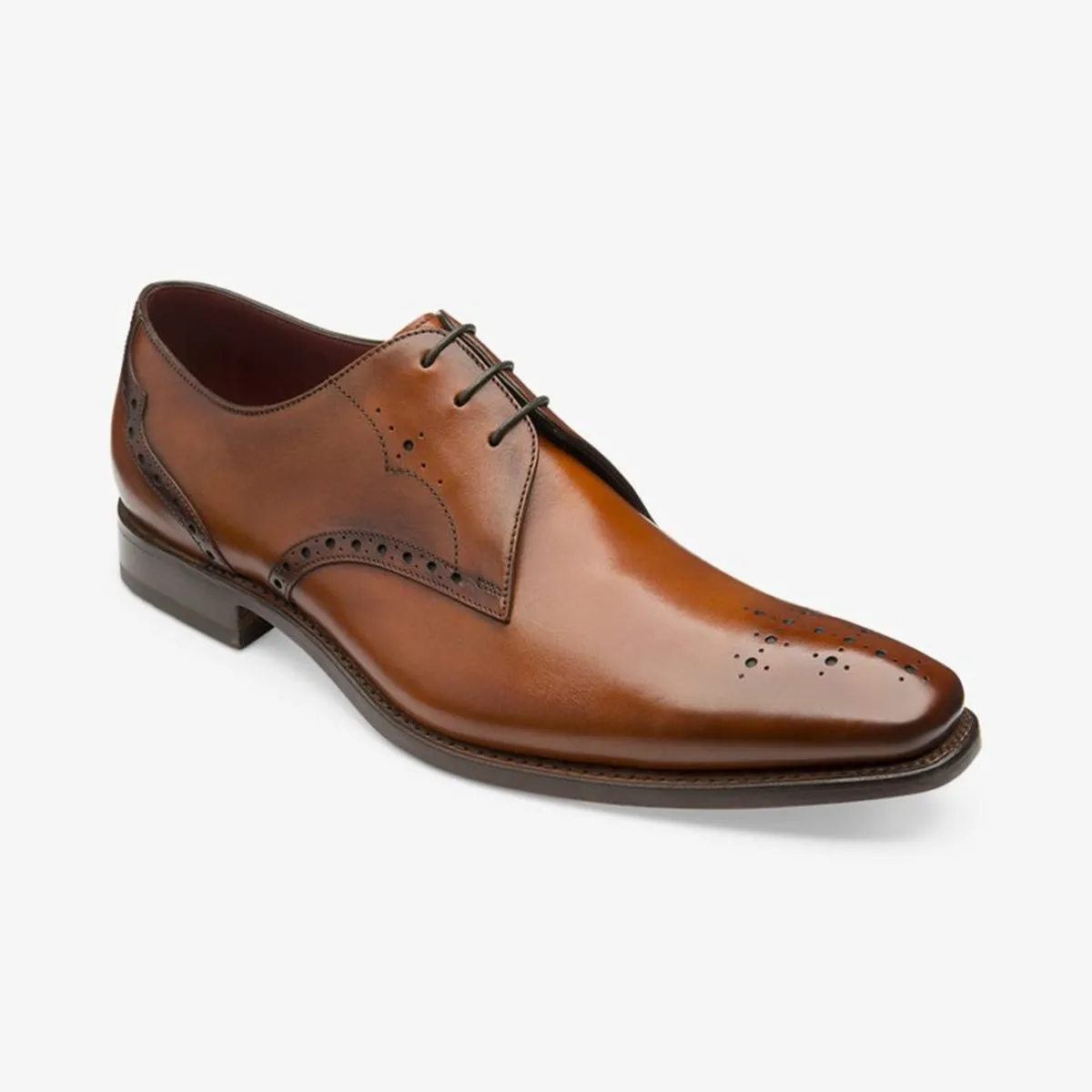 Loake - Hannibal Derby Shoes in Chestnut