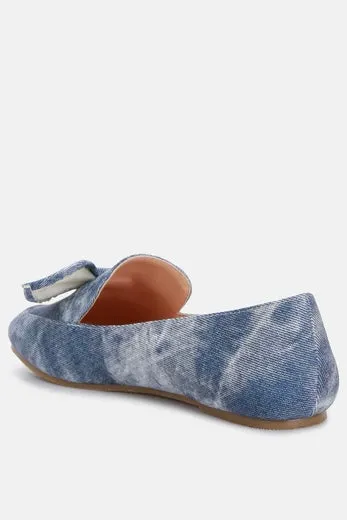 London Rag Bow Embellished Flat Heel Loafers
