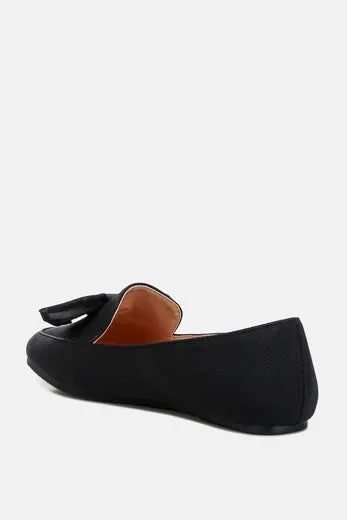 London Rag Bow Embellished Flat Heel Loafers