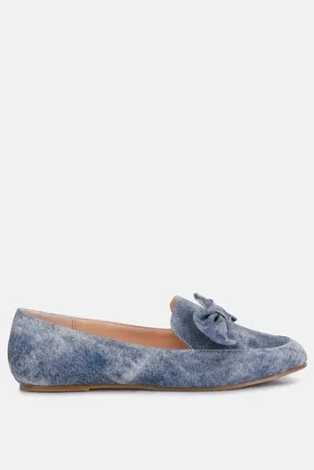 London Rag Bow Embellished Flat Heel Loafers