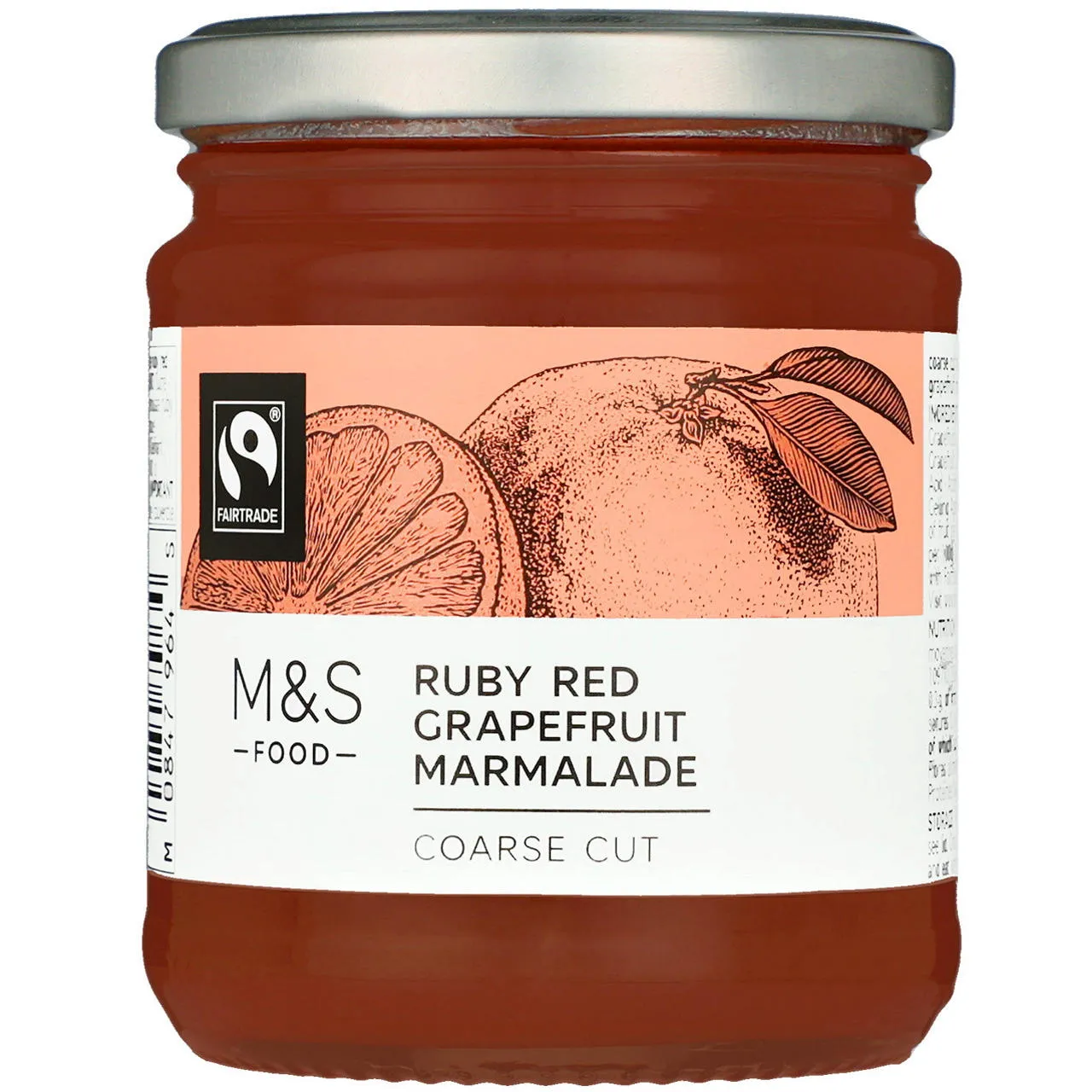 M&S Food Fairtrade Coarse Cut Ruby Red Grapefruit Marmalade 340g