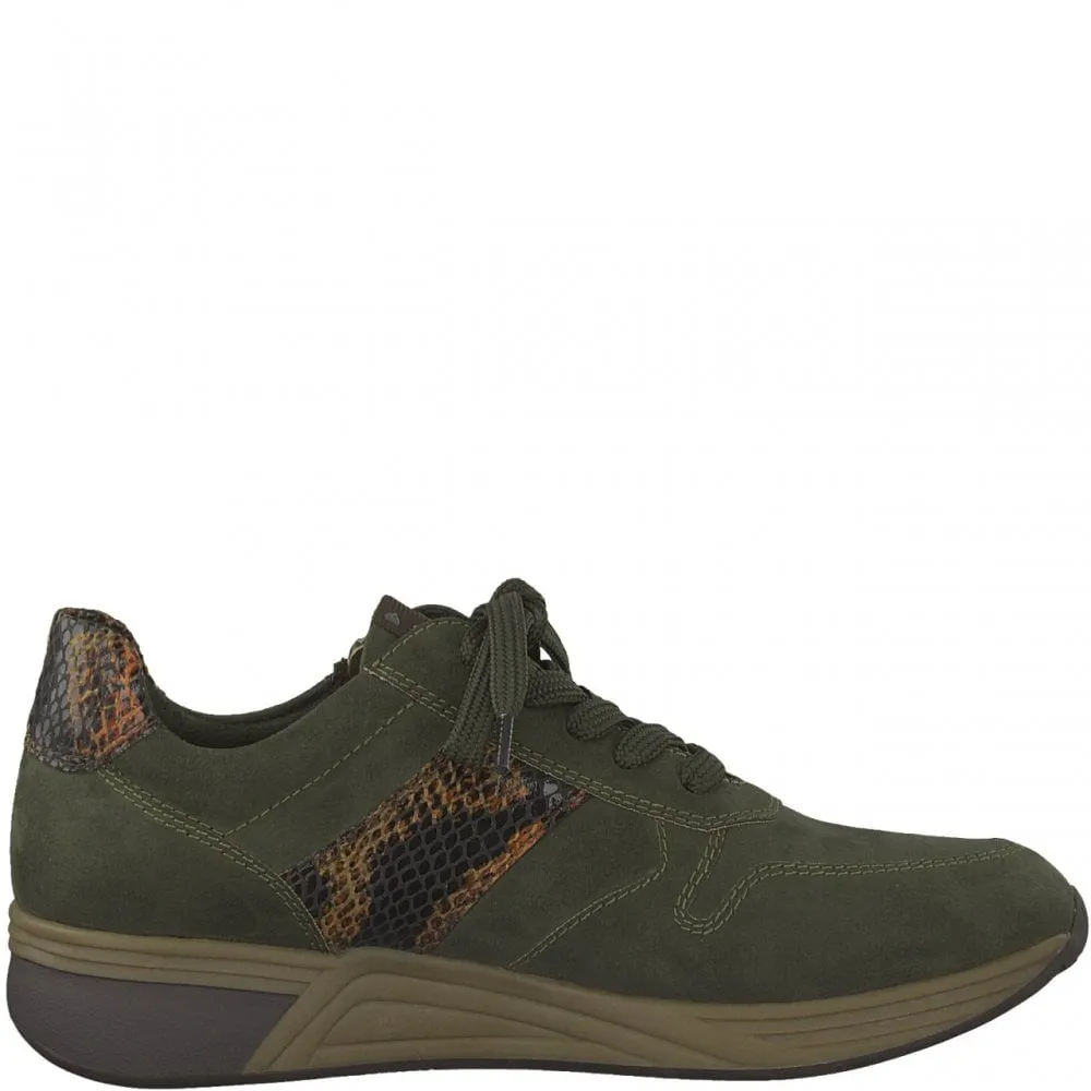 Marco Tozzi TRAINER KHAKI 23774 Vegan Friendly
