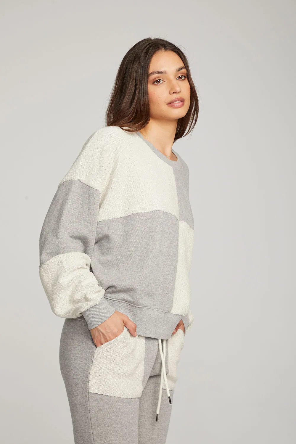 Marie Heather Grey Pullover