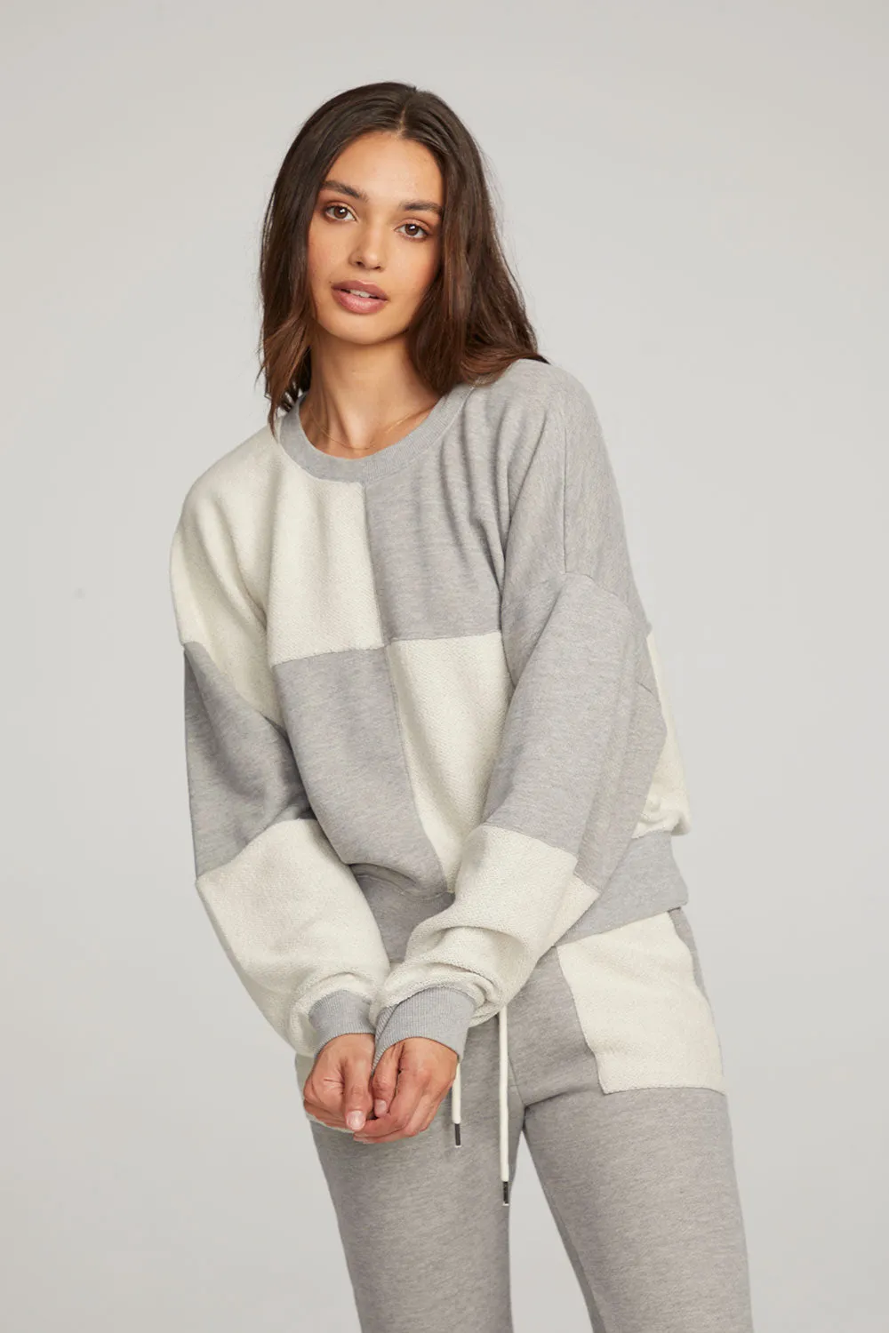 Marie Heather Grey Pullover