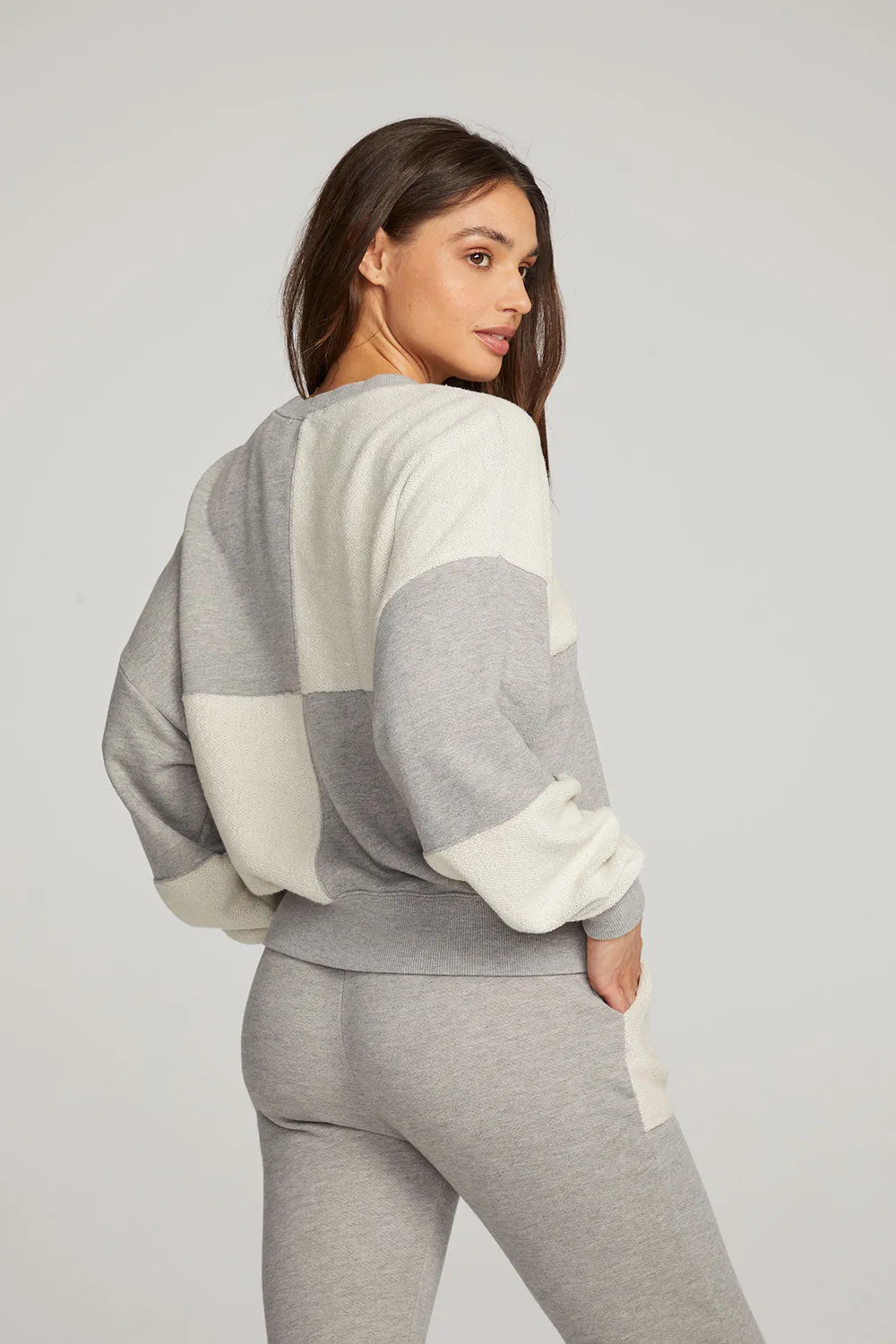 Marie Heather Grey Pullover