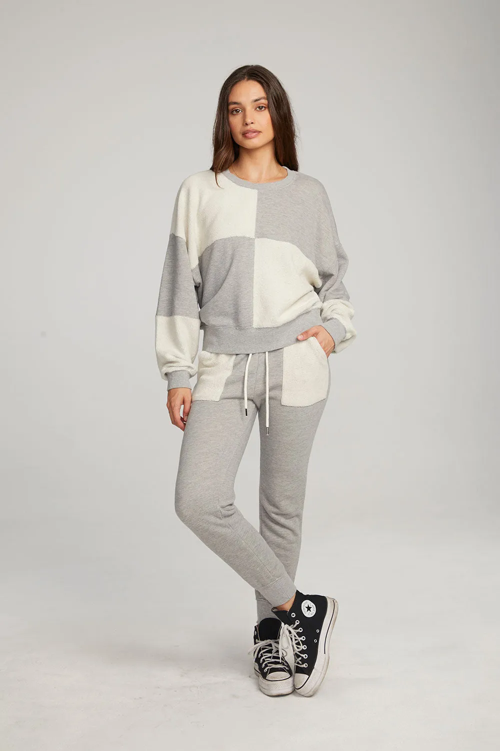 Marie Heather Grey Pullover