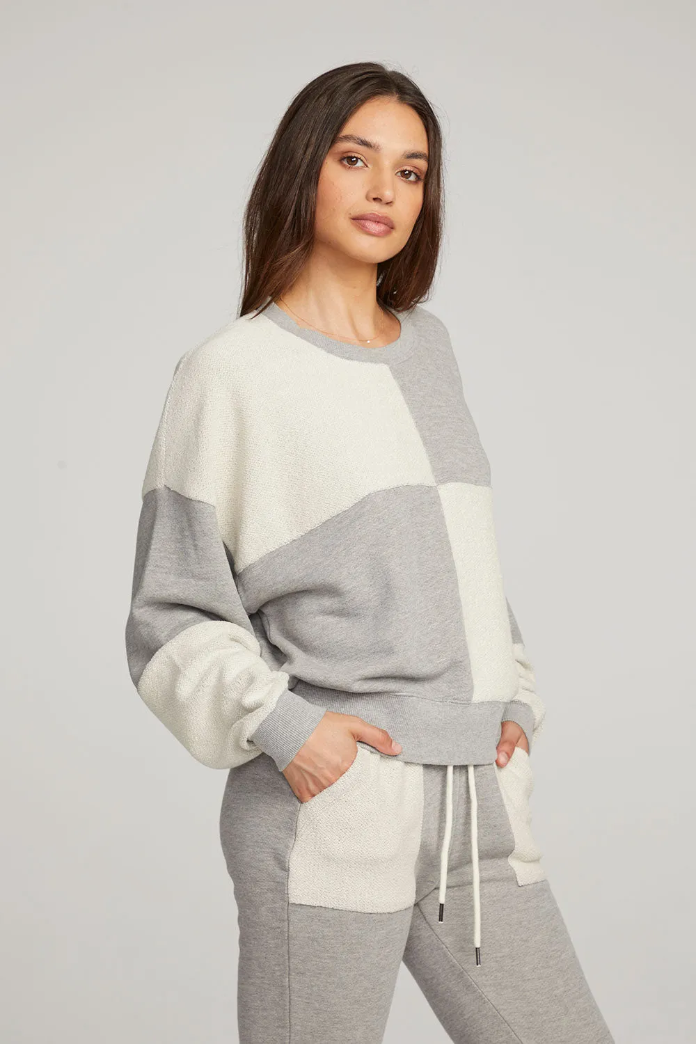 Marie Heather Grey Pullover